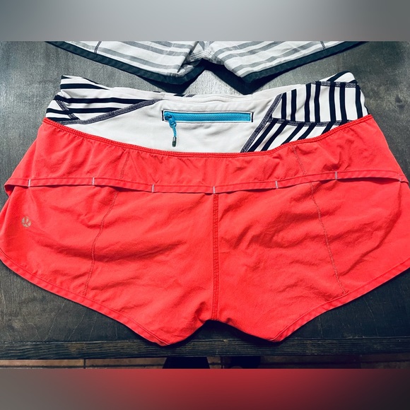 Pair of two lululemon Run Speed Up Low-Rise Lined Shorts - Picture 4 of 11